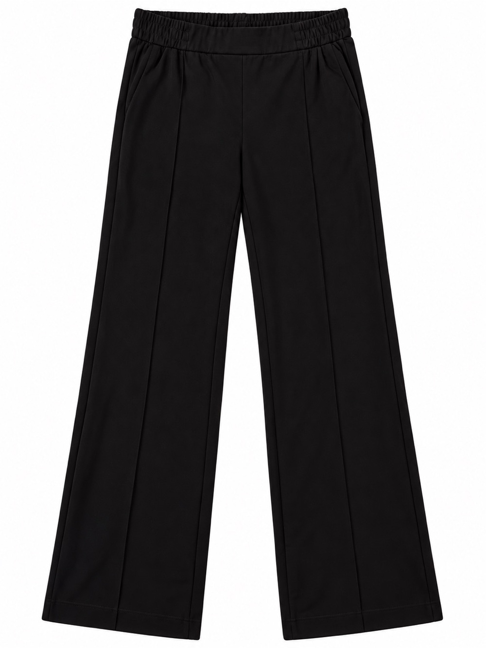 Women’s Calvin Klein Black Wide-Leg Pull-On Trousers size large